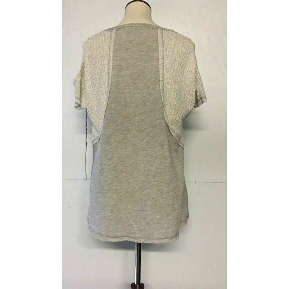 SLOANE ROUGE Women’s Gray V neck Sleeveless Top XS - Picture 7 of 8